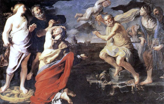  Bernardino Mei Allegory of Fortune - Hand Painted Oil Painting