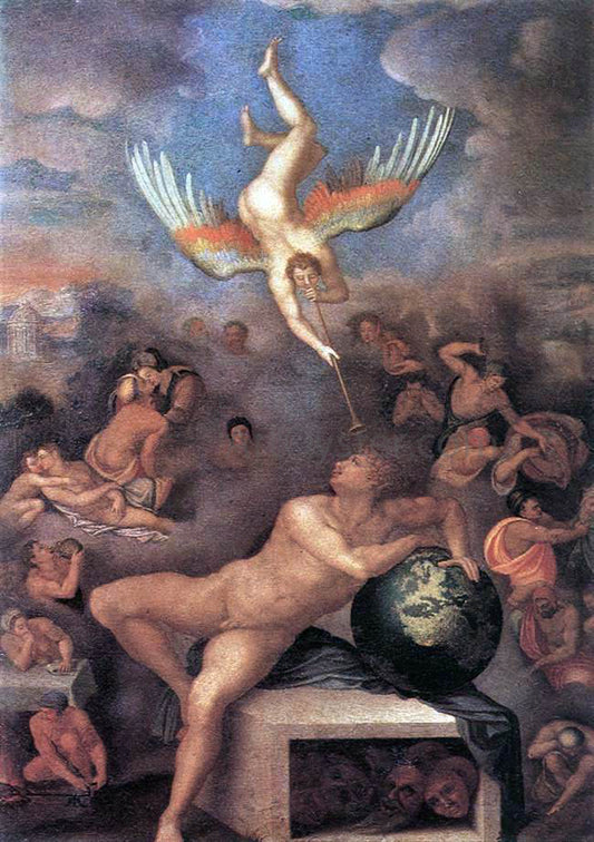  Alessandro Allori Allegory of Human Life - Hand Painted Oil Painting