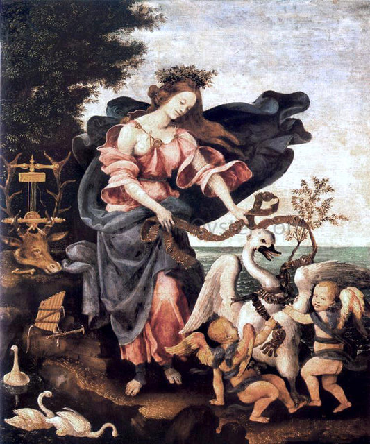  Filippino Lippi Allegory of Music or Erato - Hand Painted Oil Painting