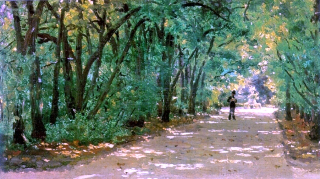  Ilia Efimovich Repin Alley in the Park Kachanovka - Hand Painted Oil Painting