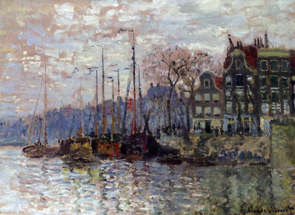  Claude Oscar Monet Amsterdam - Hand Painted Oil Painting