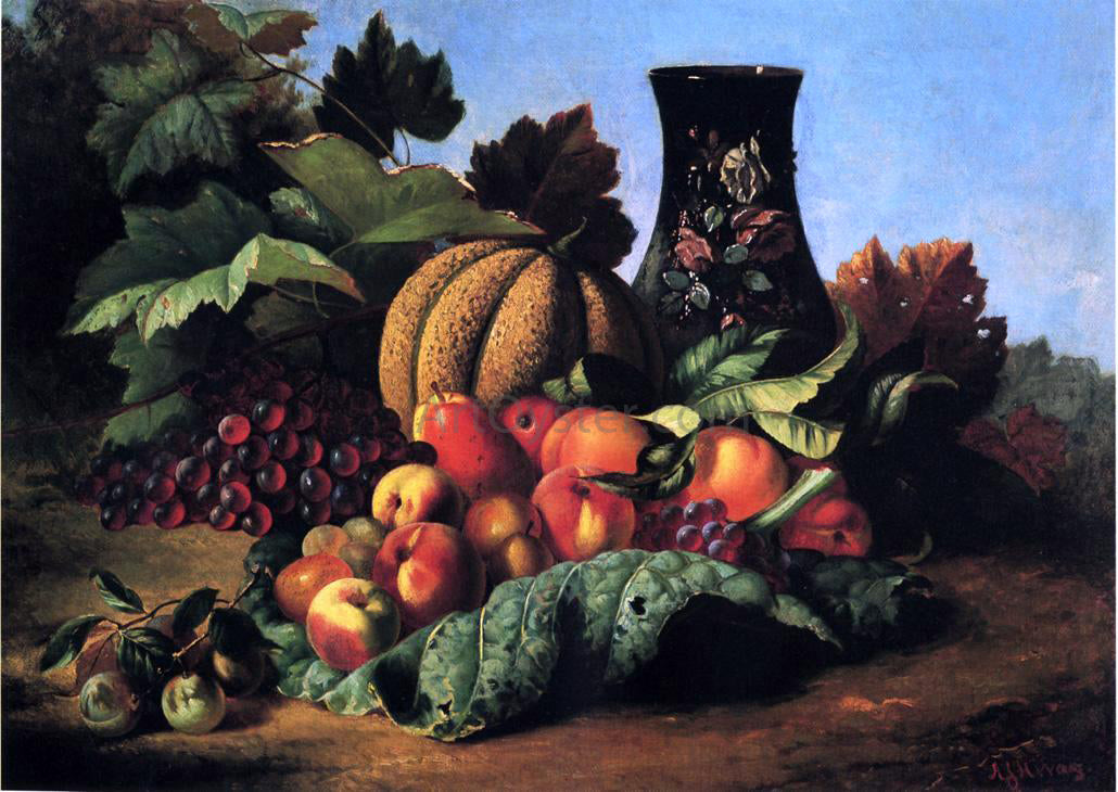  Andrew H. Way An Abundance of Fruit - Hand Painted Oil Painting