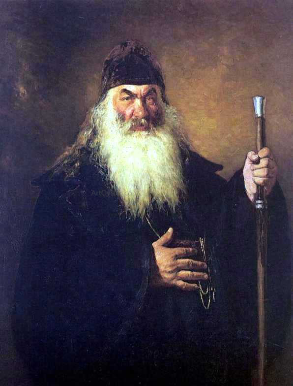  Ilia Efimovich Repin An Archdeacon - Hand Painted Oil Painting