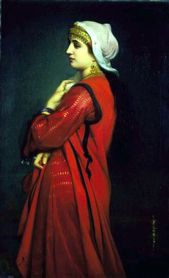  Charles Zacharie Landelle An Armenian Woman - Hand Painted Oil Painting