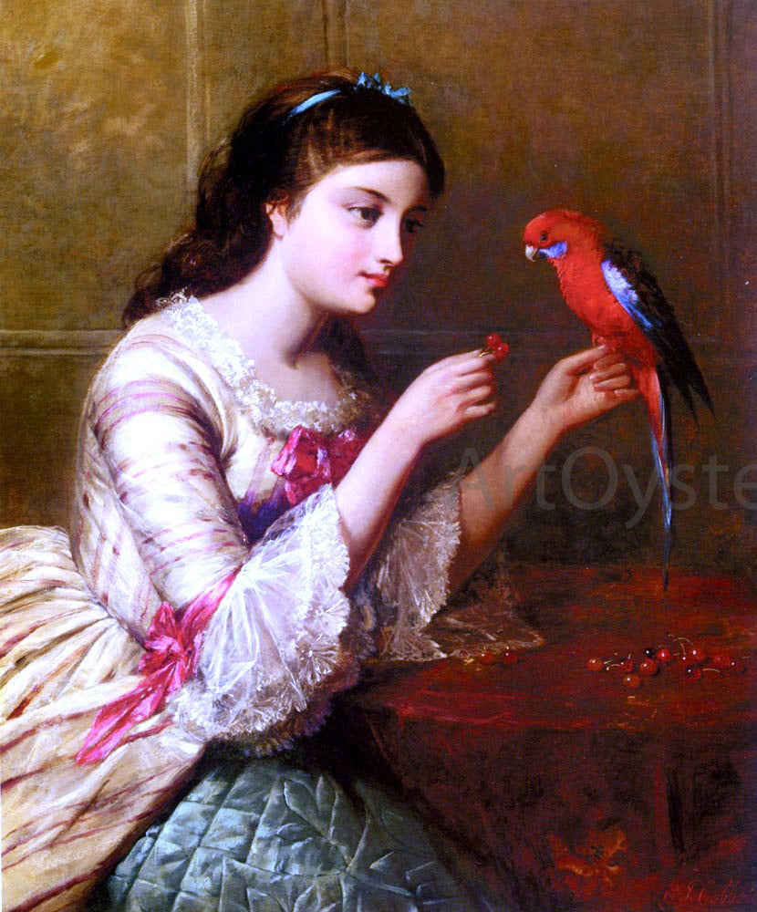  Edward John Cobbett An Attentive Friend - Hand Painted Oil Painting