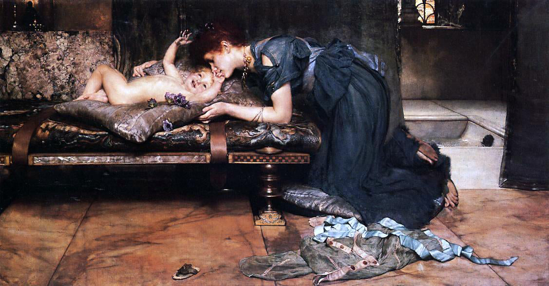  Sir Lawrence Alma-Tadema An Earthly Paradise - Hand Painted Oil Painting