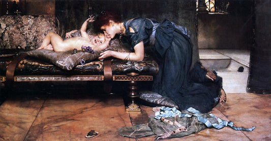  Sir Lawrence Alma-Tadema An Earthly Paradise - Hand Painted Oil Painting