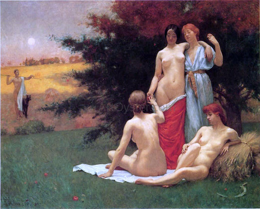  Kenyon Cox An Eclogue - Hand Painted Oil Painting