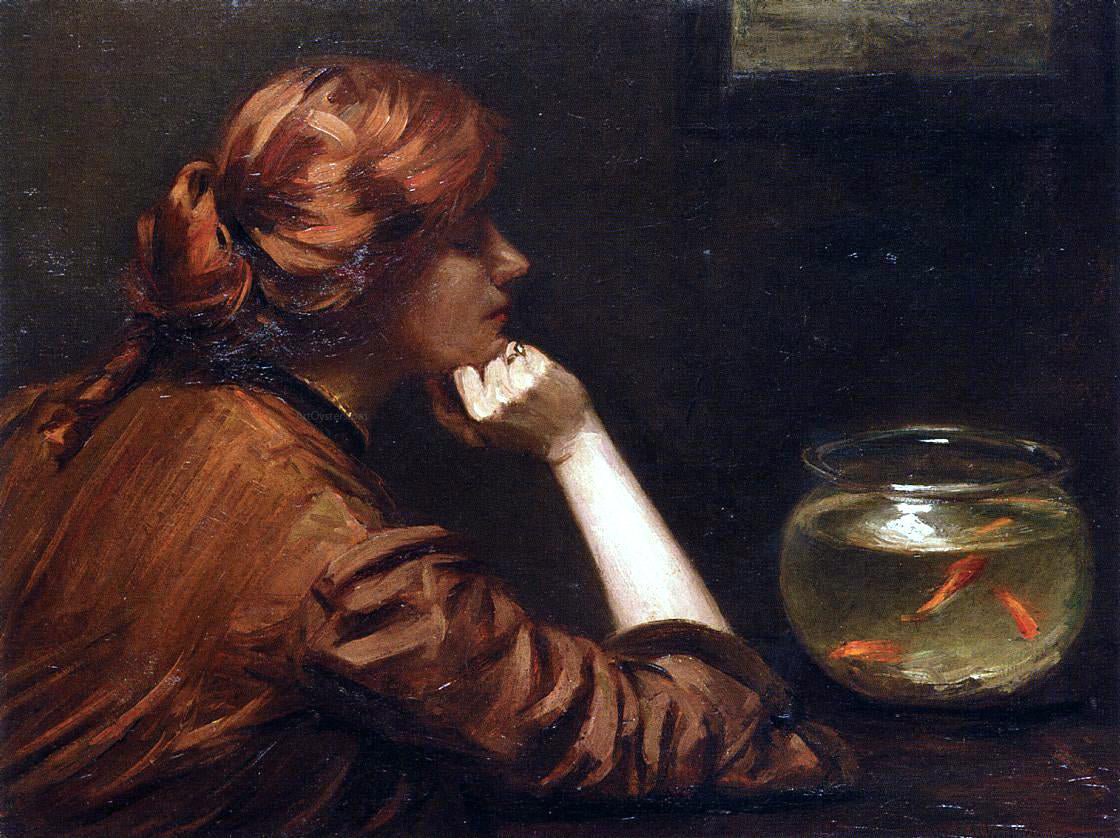  John White Alexander An Idle Moment - Hand Painted Oil Painting