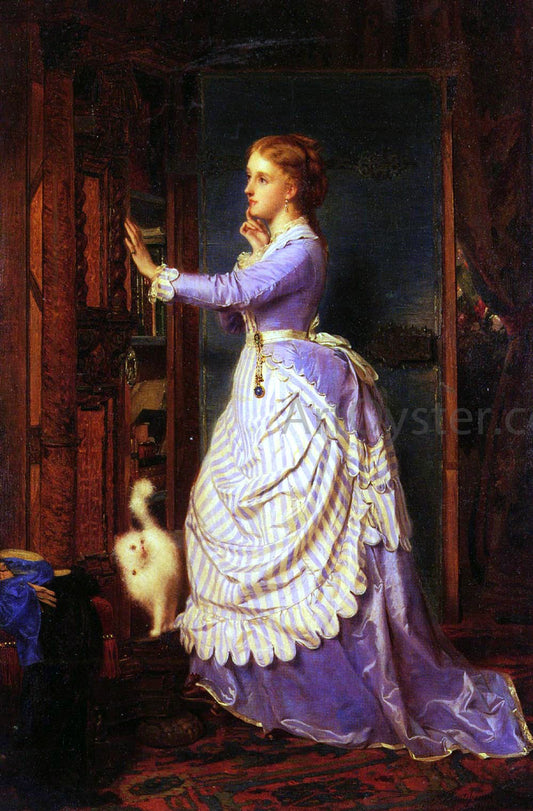  Charles Edouard Boutibonne An Indecisive Moment - Hand Painted Oil Painting