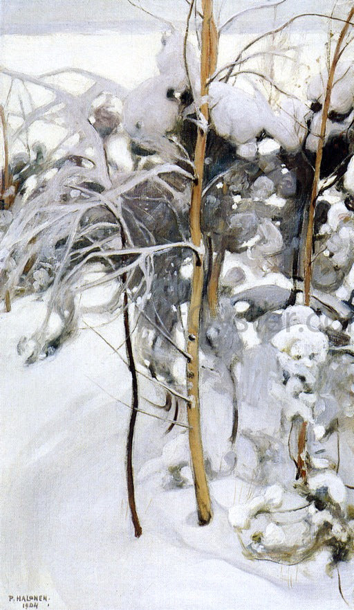  Pekka Halonen An Orchard in Winter - Hand Painted Oil Painting