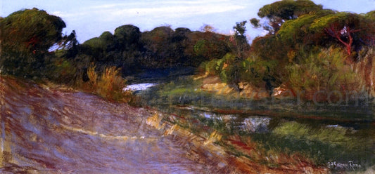 Giulio Aristide Sartorio An outlet of the Fosano Canal - Hand Painted Oil Painting