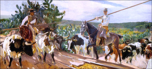  Joaquin Sorolla Y Bastida Andalusia, The Round Up - Hand Painted Oil Painting