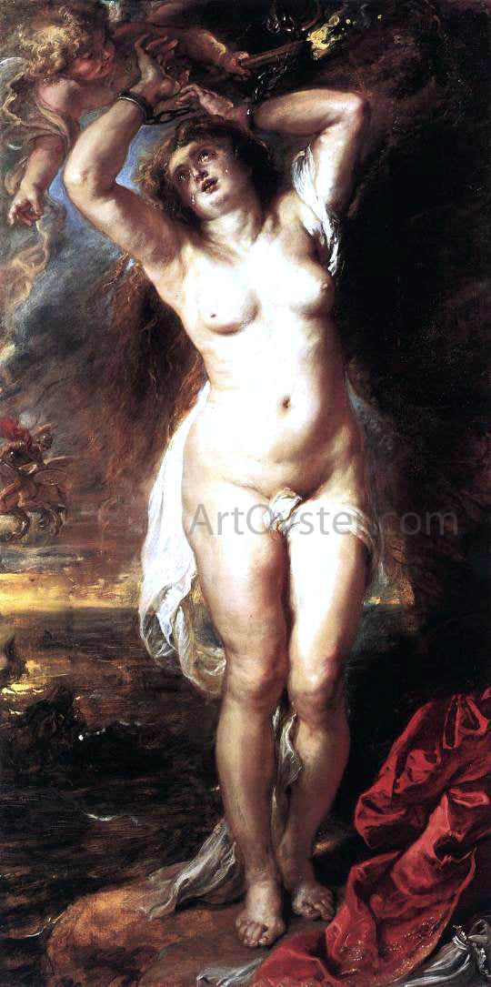  Peter Paul Rubens Andromeda - Hand Painted Oil Painting