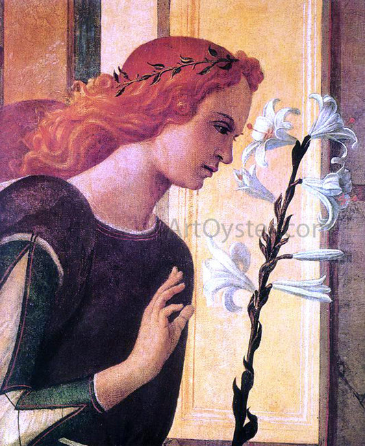 Giovanni Bellini Angel Announcing (detail) - Hand Painted Oil Painting