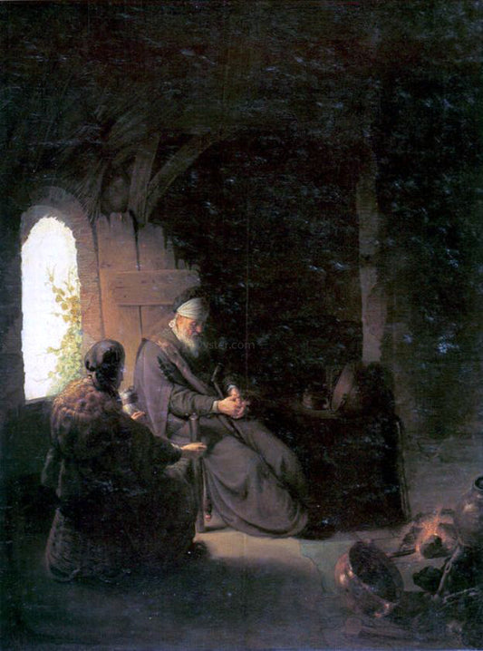  Rembrandt Van Rijn Anna and Blind Tobias - Hand Painted Oil Painting