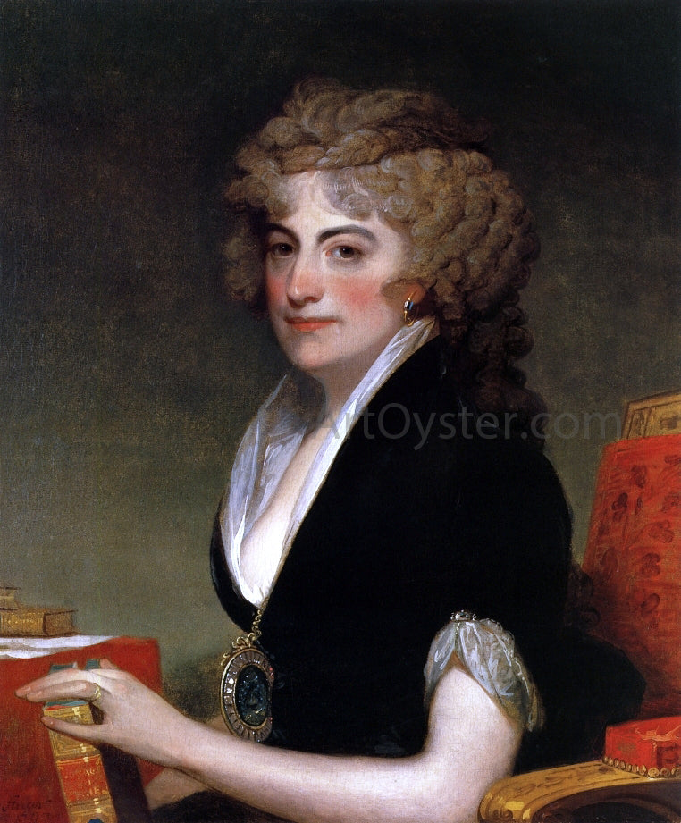  Gilbert Stuart Anne Willing Bingham - Hand Painted Oil Painting