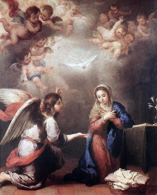  Bartolome Esteban Murillo Annunciation - Hand Painted Oil Painting