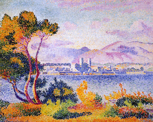  Henri Edmond Cross Antibes, Afternoon - Hand Painted Oil Painting