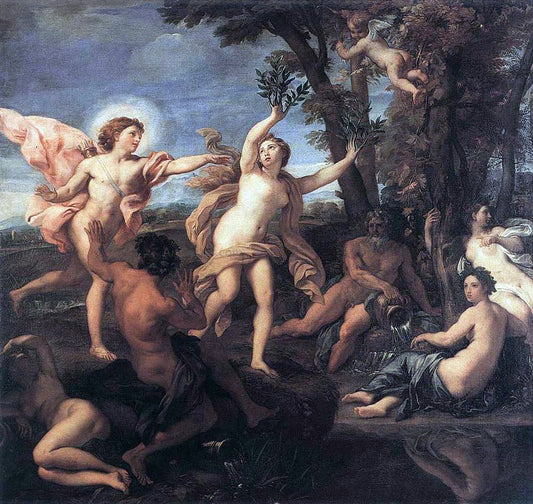  Carlo Maratti Apollo Chasing Daphne - Hand Painted Oil Painting