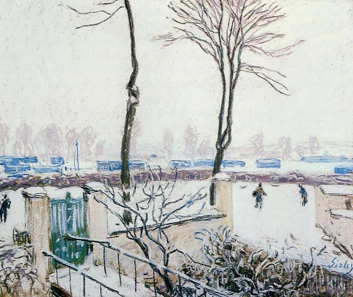  Alfred Sisley Approach to the Railway Station - Hand Painted Oil Painting