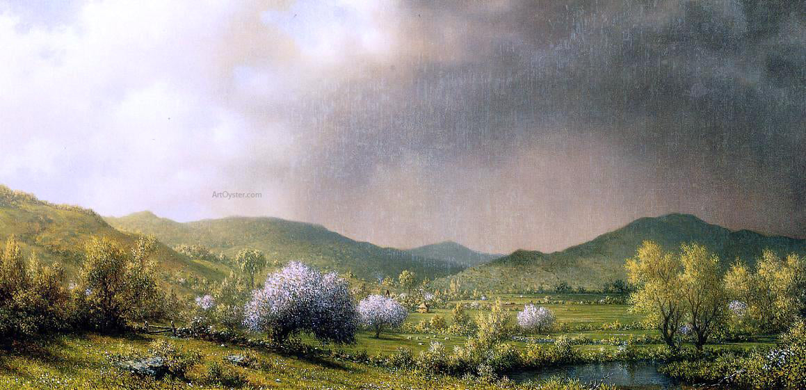  Martin Johnson Heade April Showers - Hand Painted Oil Painting