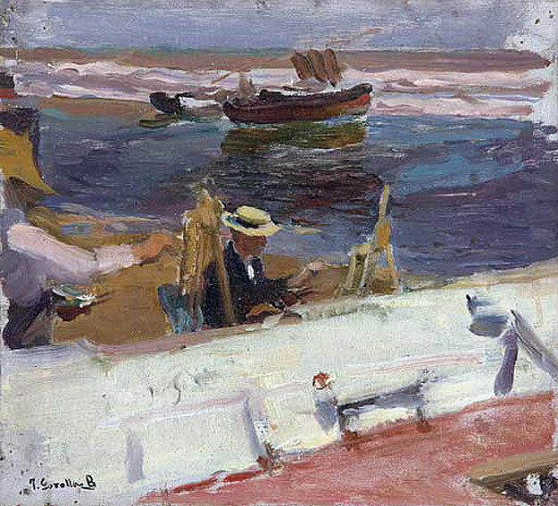  Joaquin Sorolla Y Bastida Apunte de la Playa - Hand Painted Oil Painting