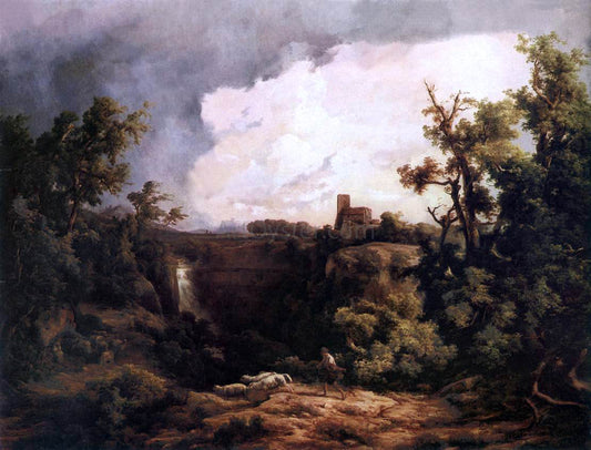  The Elder Karoly Marko Aqua Nera near Rome - Hand Painted Oil Painting