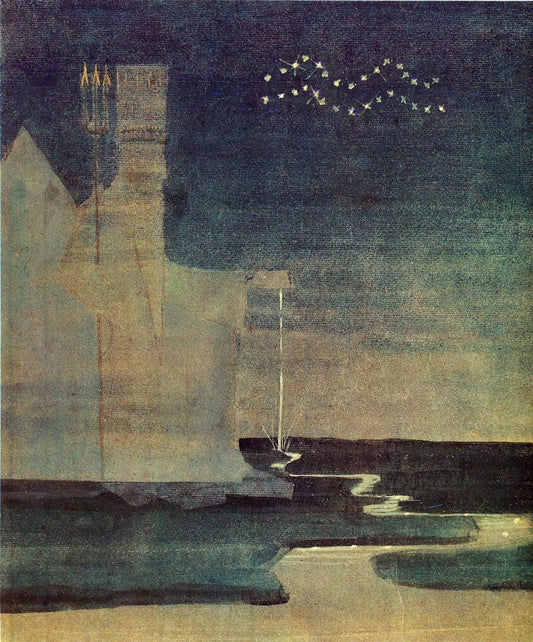  Mikalojus Ciurlionis Aquarius - Hand Painted Oil Painting