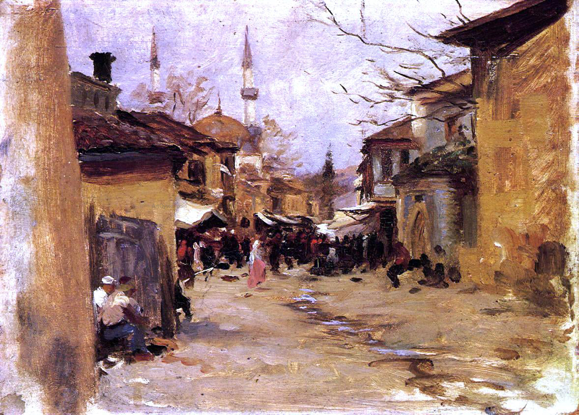  John Singer Sargent Arab Street Scene - Hand Painted Oil Painting