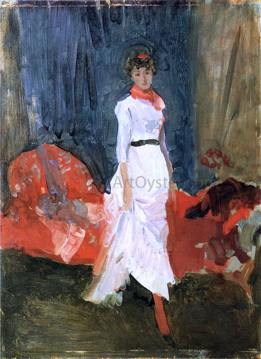  James McNeill Whistler Arrangement in Pink, Red and Purple - Hand Painted Oil Painting