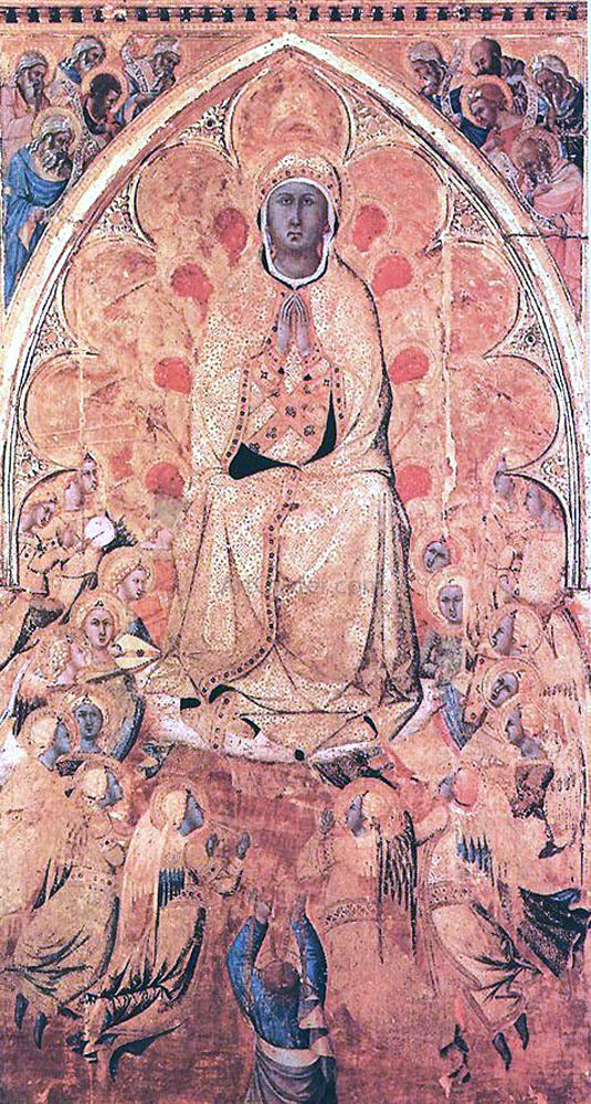  Ugolino Lorenzetti Assumption of Mary - Hand Painted Oil Painting