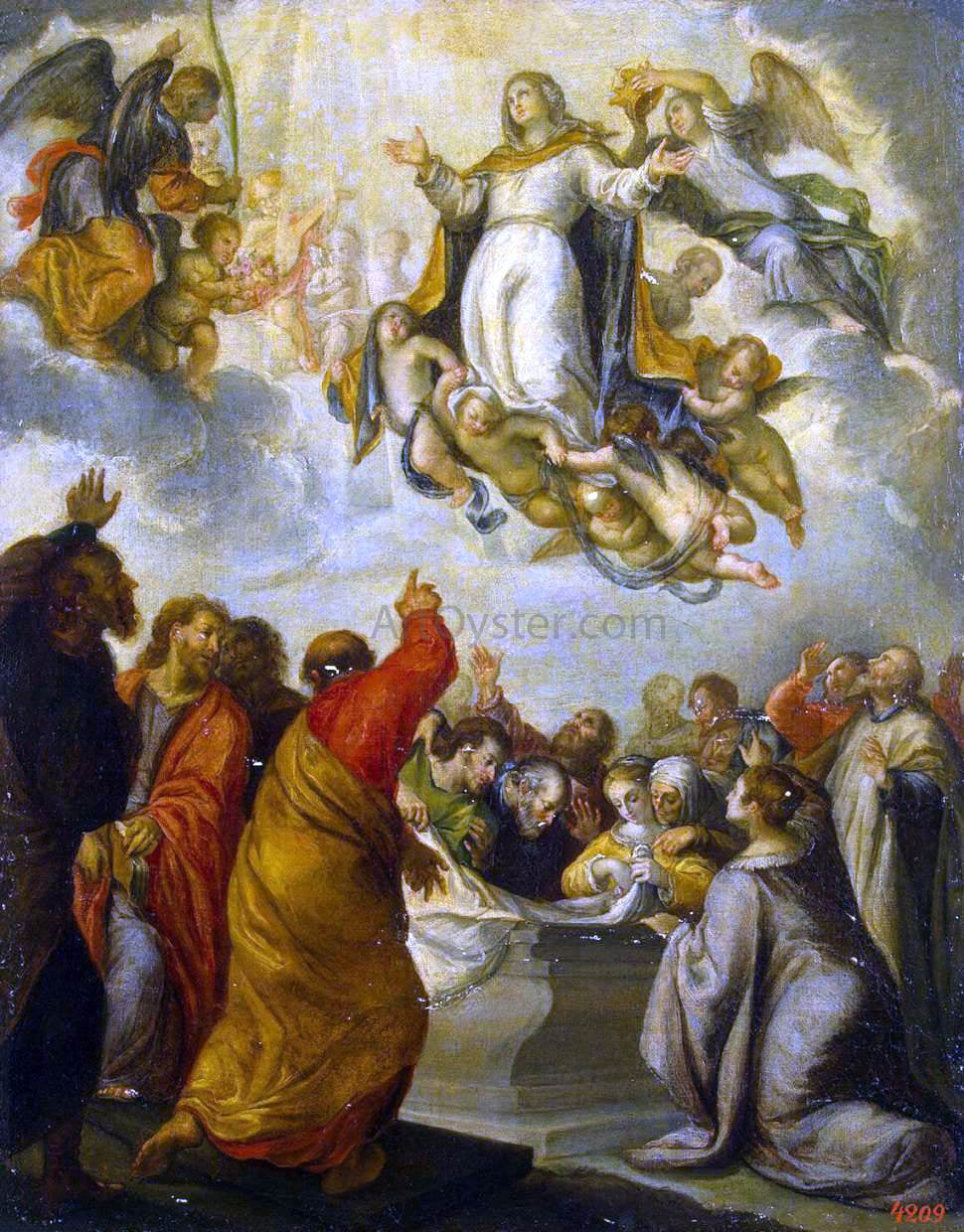  Francisco Camilo Assumption of the Virgin - Hand Painted Oil Painting
