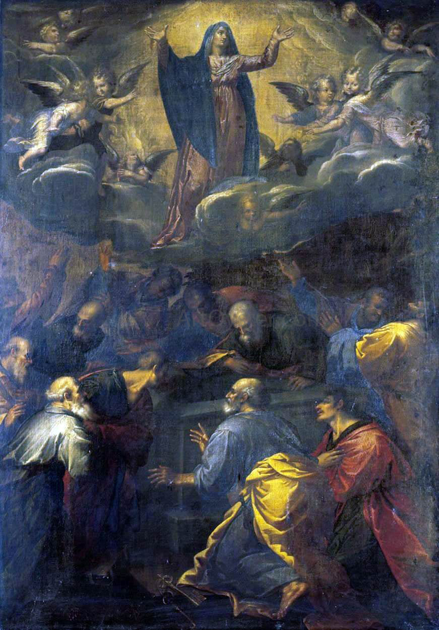  Girolamo Muziano Assumption of the Virgin - Hand Painted Oil Painting