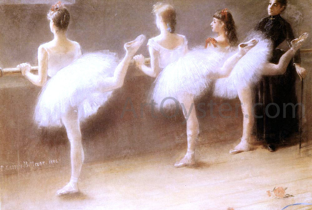  Pierre Carrier-Belleuse At The Barre - Hand Painted Oil Painting