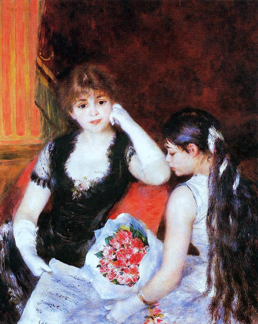  Pierre Auguste Renoir At the Concert (also known as Box at the Opera) - Hand Painted Oil Painting