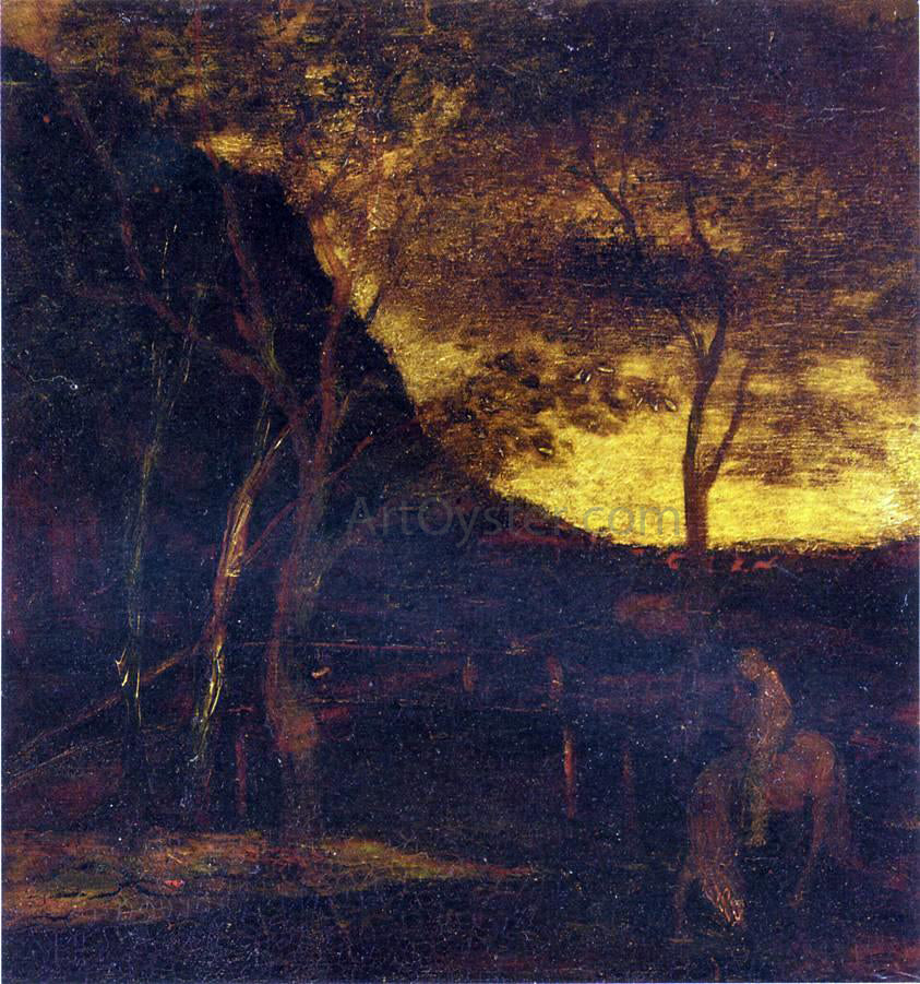  Albert Pinkham Ryder At the Ford - Hand Painted Oil Painting