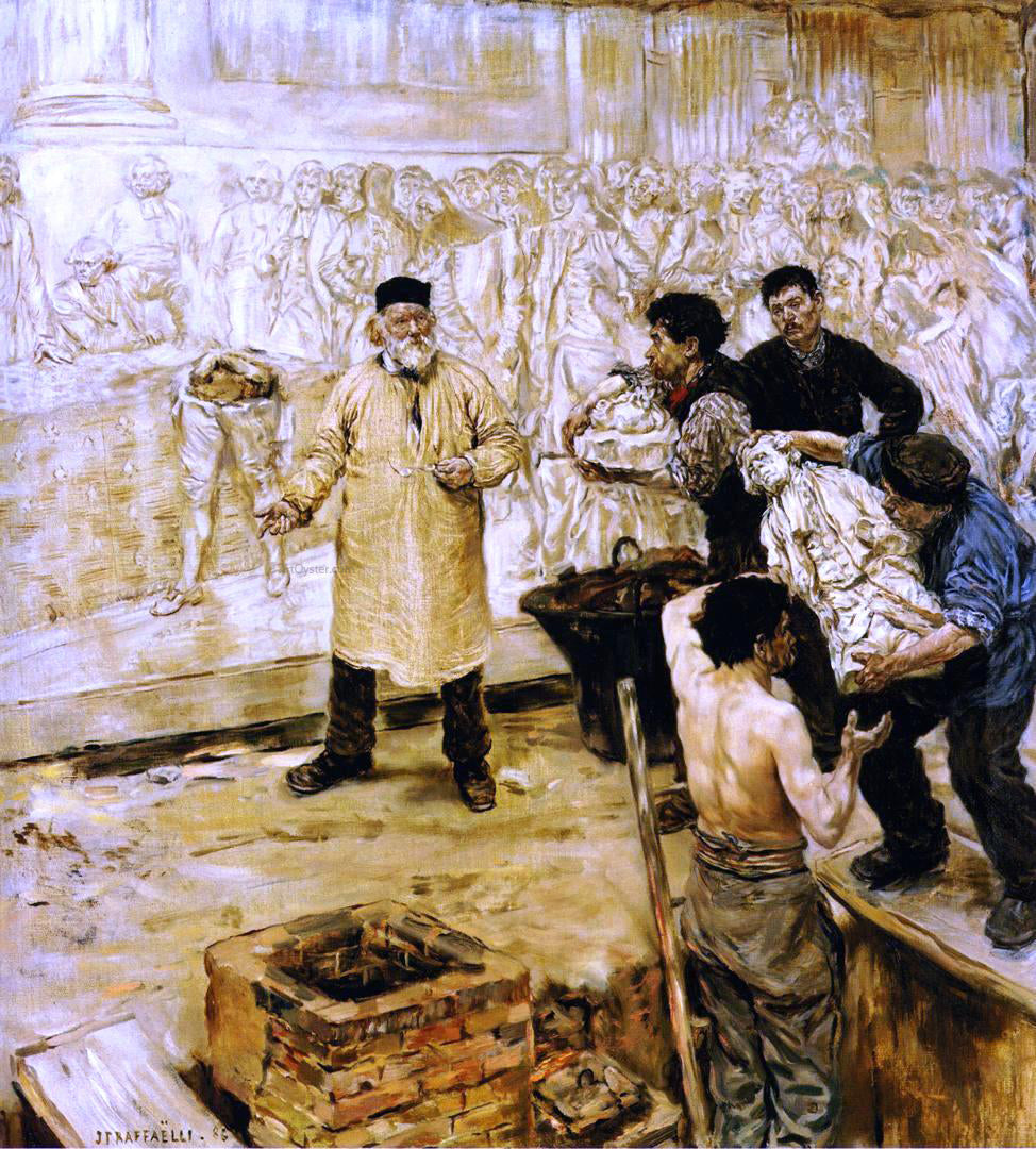  Jean-Francois Raffaelli At the Foundry - Hand Painted Oil Painting