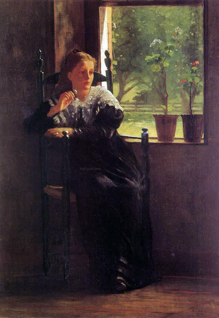  Winslow Homer At the Window - Hand Painted Oil Painting