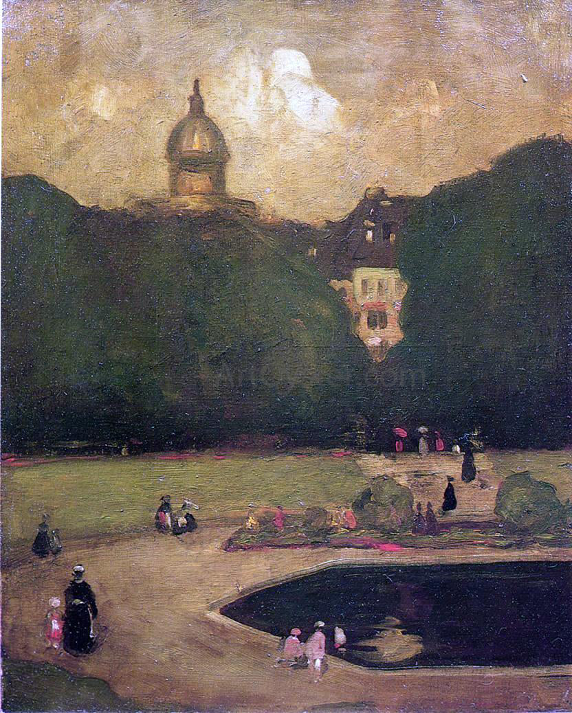  Robert Henri Au Jardin du Luxembourg - Hand Painted Oil Painting