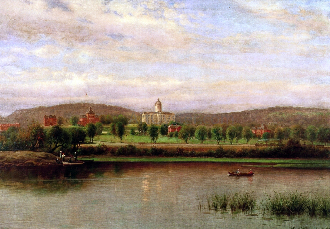  Olof Grafstrom Augustana College in the 1890's - Hand Painted Oil Painting
