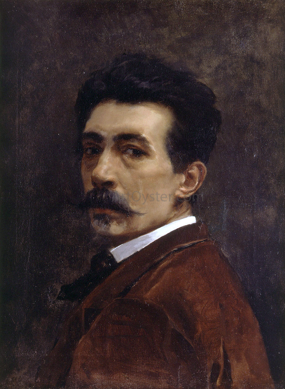  Juan Joaquin Agrasot Autorretrato - Hand Painted Oil Painting