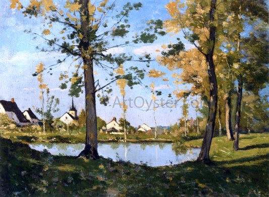  Henri Harpignies Autumn at Saint-Priva - Hand Painted Oil Painting