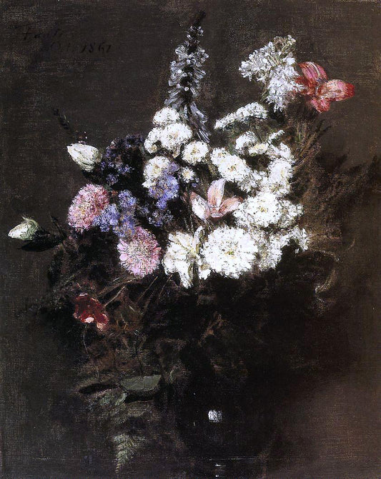  Henri Fantin-Latour Autumn Flowers - Hand Painted Oil Painting