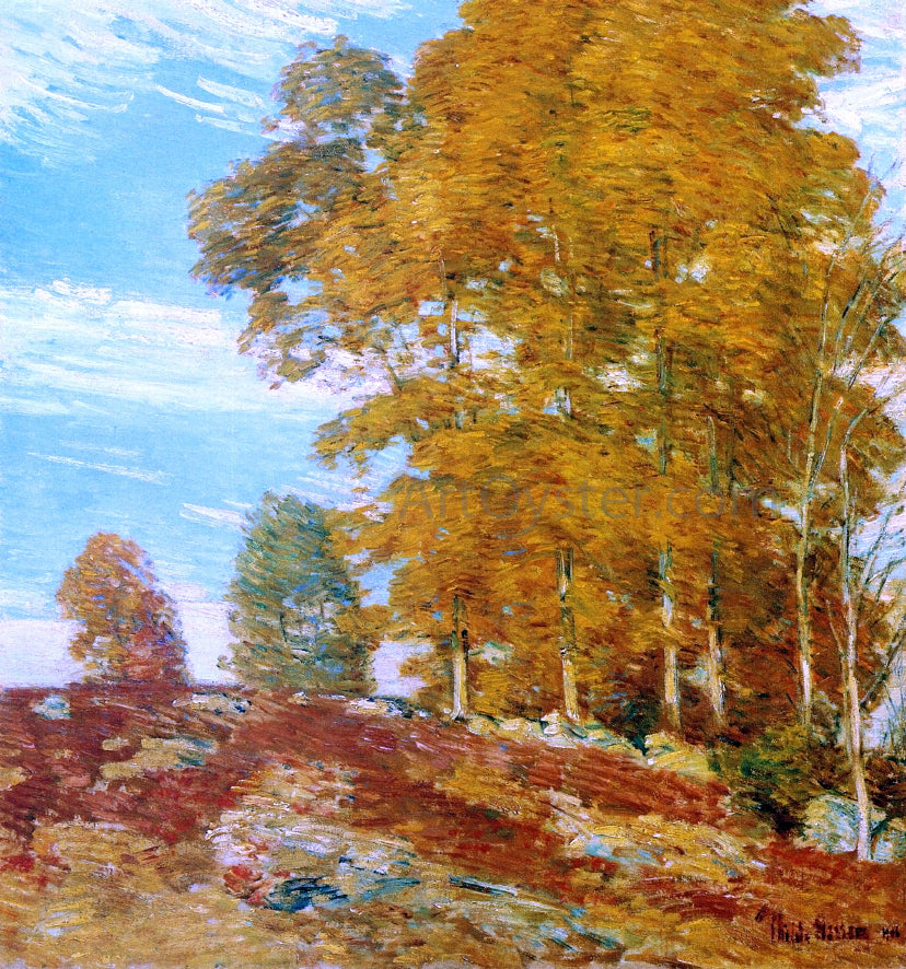  Frederick Childe Hassam Autumn Hilltop, New England - Hand Painted Oil Painting