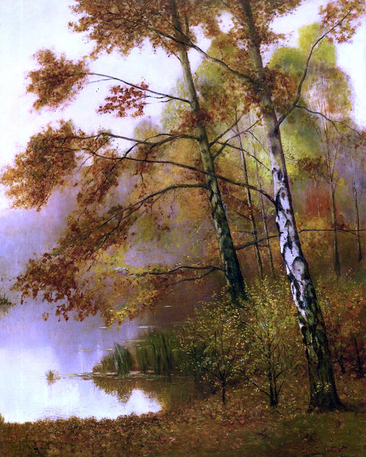  Ernest Parton Autumn in Connecticut - Hand Painted Oil Painting