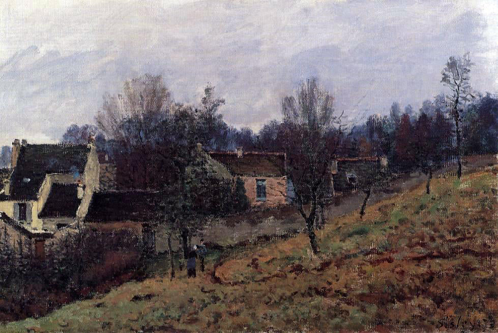  Alfred Sisley Autumn in Louveciennes - Hand Painted Oil Painting