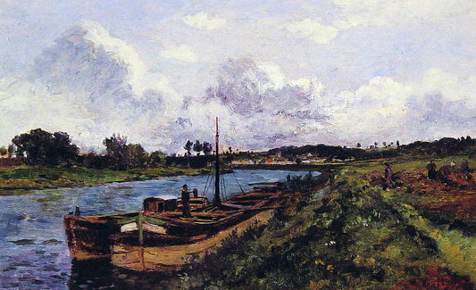  Karl-Pierre Daubigny Auvers Sur Oise - Hand Painted Oil Painting