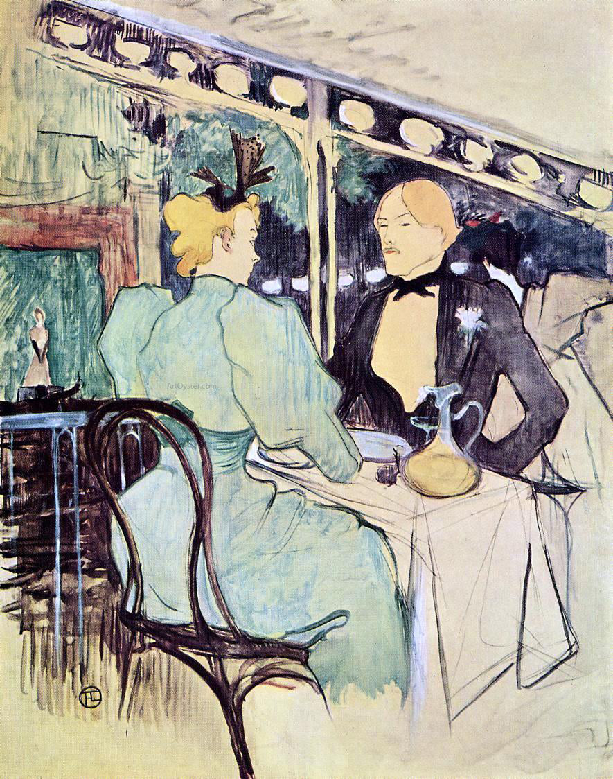  Henri De Toulouse-Lautrec Aux Ambassadeurs, Gens Chics - Hand Painted Oil Painting
