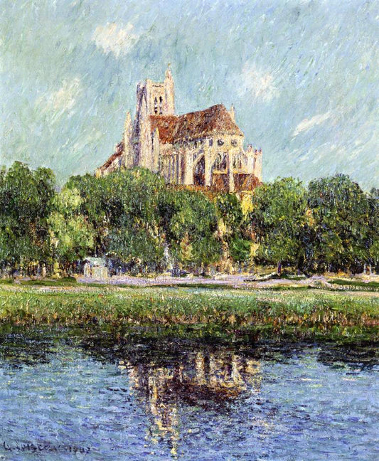  Gustave Loiseau Auxerre Cathedral - Hand Painted Oil Painting